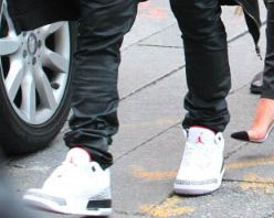 SoleWatch: Kanye Kicks It With Kim in the 'Cement' Air Jordan 3