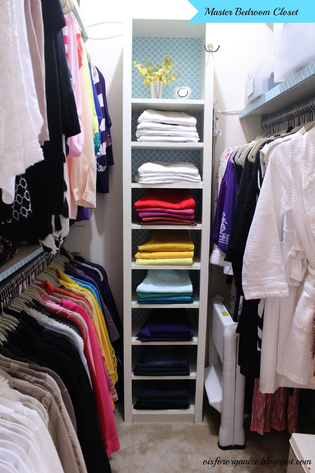 O is for Organize. Master Closet Reveal