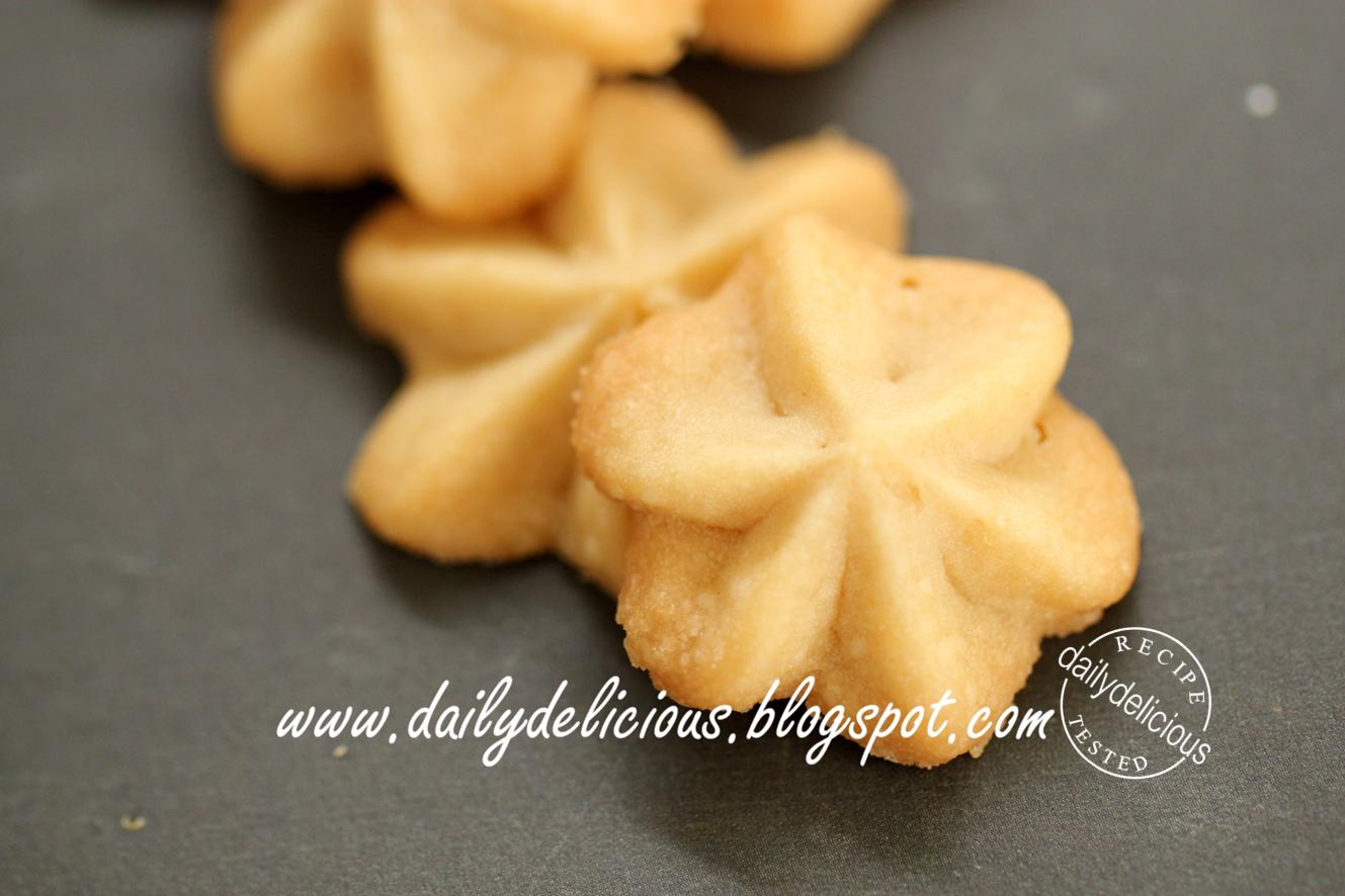 dailydelicious Maple Syrup Butter Cookies