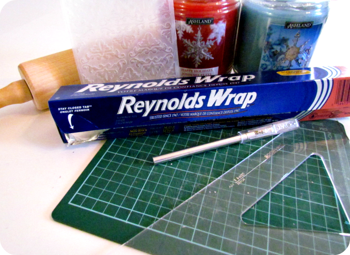 Etcetorize Embossed Tin Candle Wraps