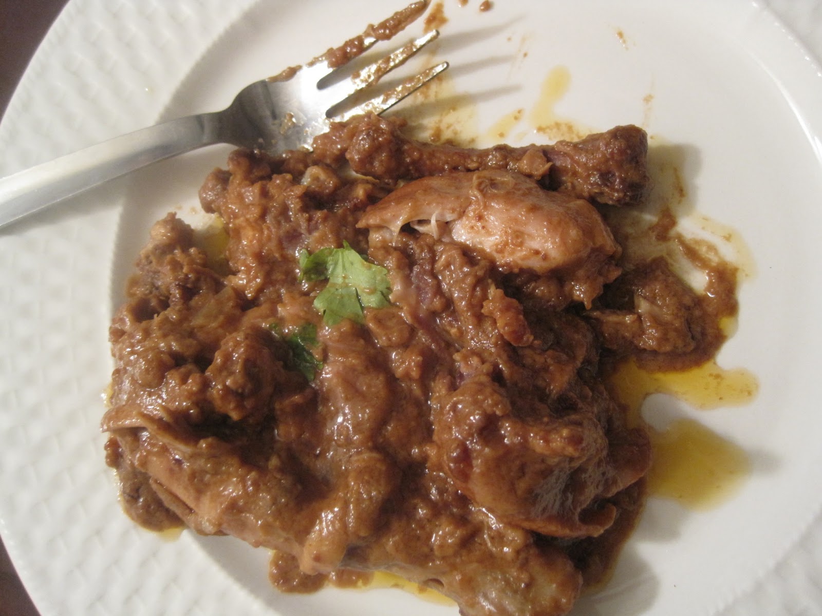 Asian Slow Cooking Slow Cooker Indonesian chicken in peanutbutter sauce