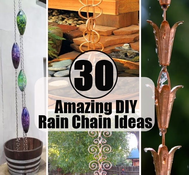 30 Amazing Downspout Ideas, Splash Guards, Charming Rain Chains and