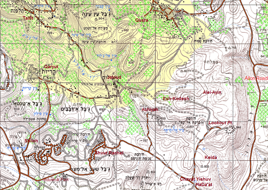 My Right Word A More Useful Map of Shiloh Area