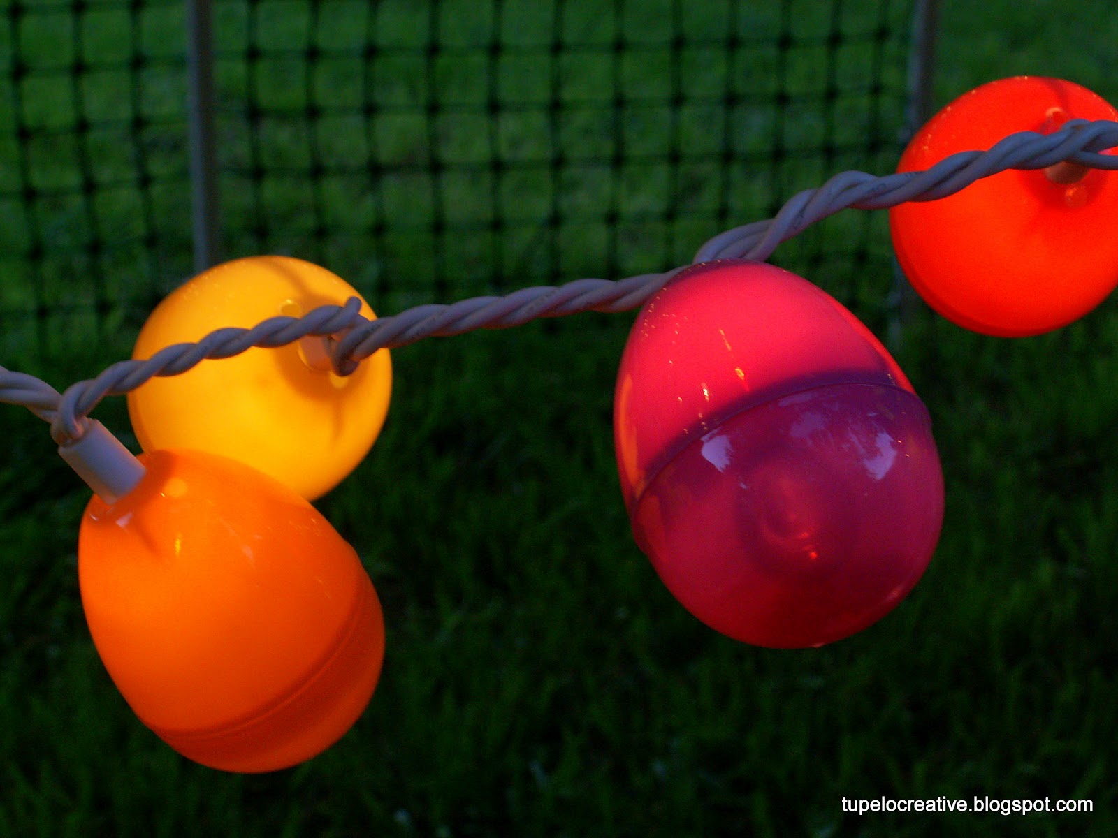 Tupelo Creative Easter Project Egg String Lights Tutorial