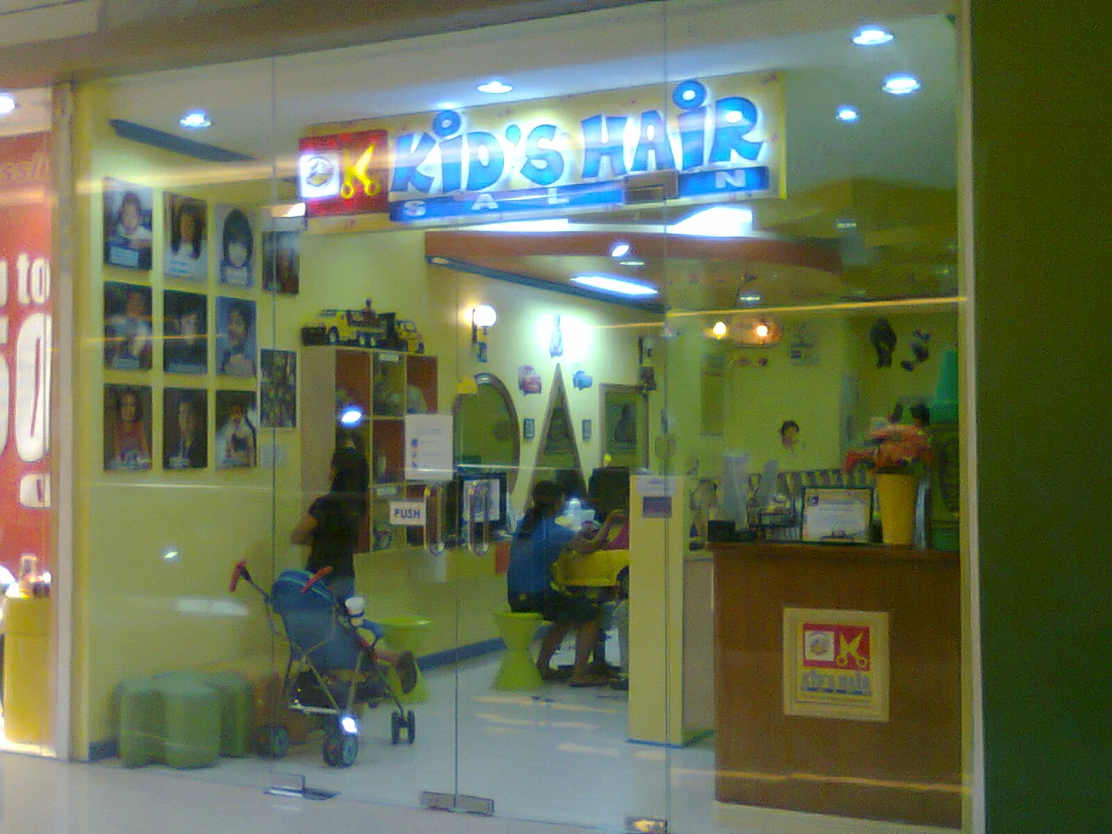 Haircut at Kid's Hair Salon Glamma Momma