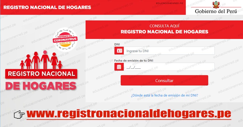 Registro Nacional de Hogares