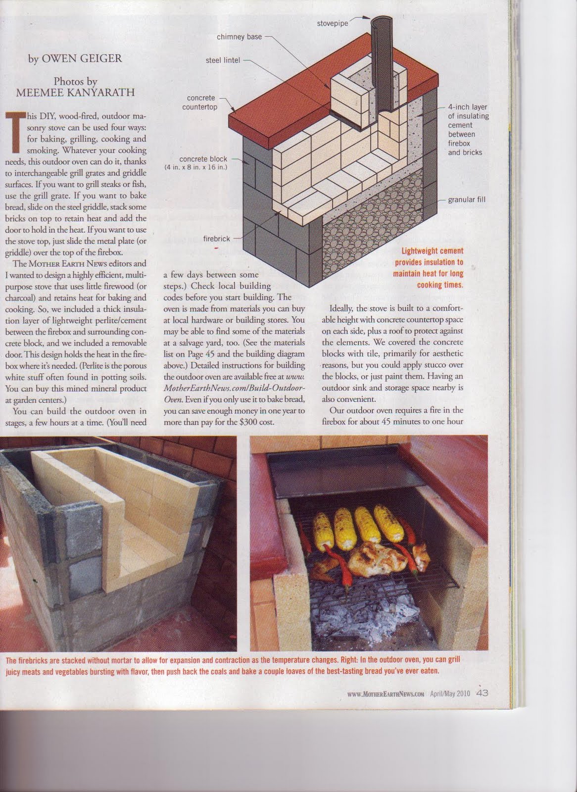 Preparing Every Needful Thing Build an Outdoor Oven