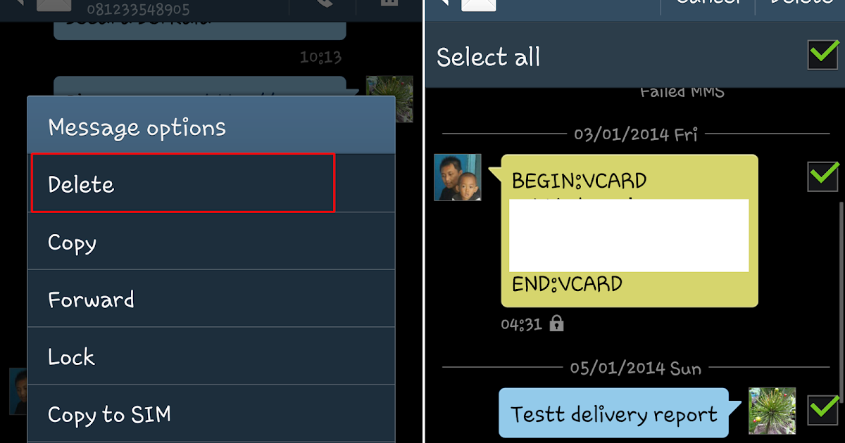 Inside Galaxy Samsung Galaxy S4 How to Delete Messages