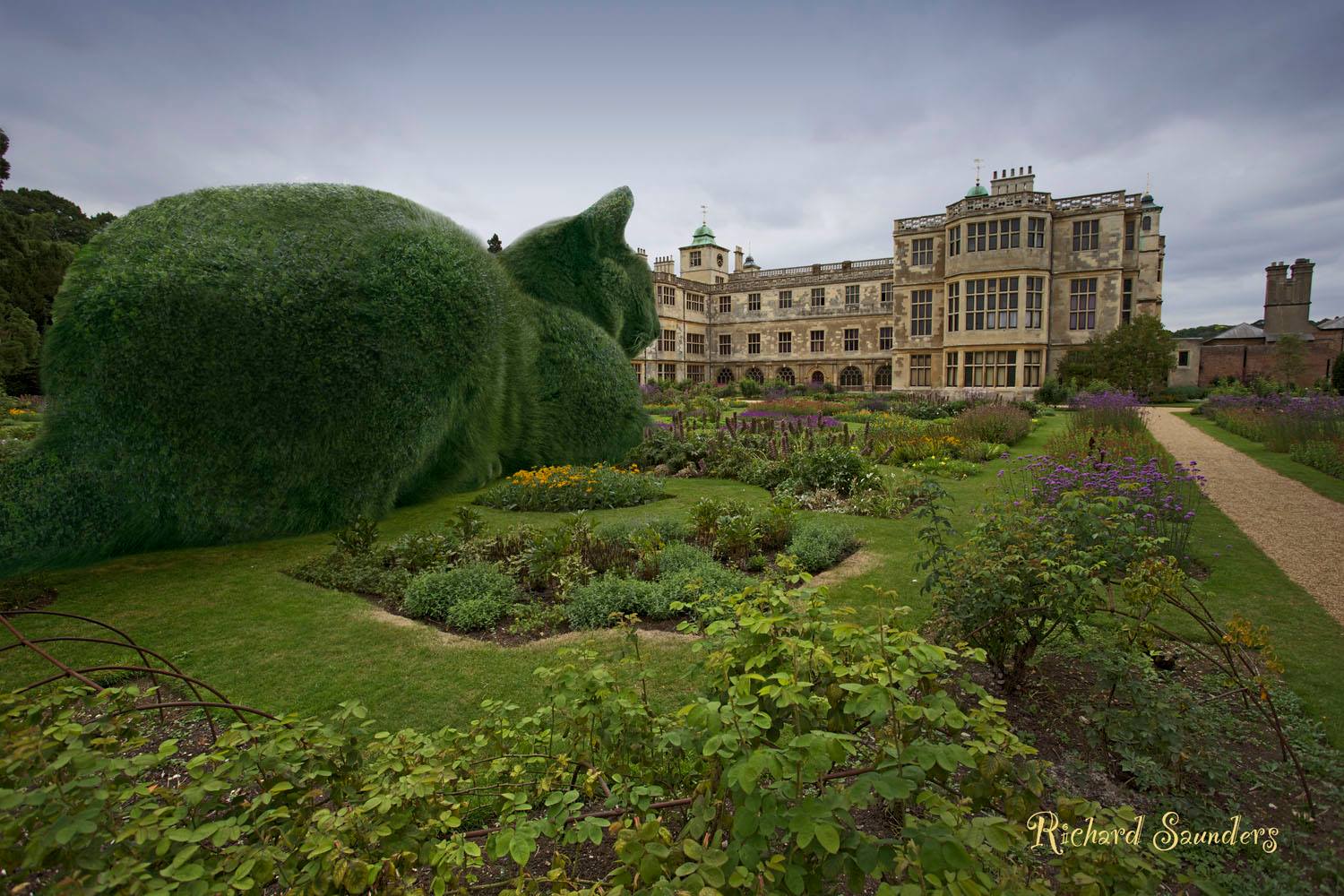 ArtMonie RIchard Saunders "Topiary Cat"
