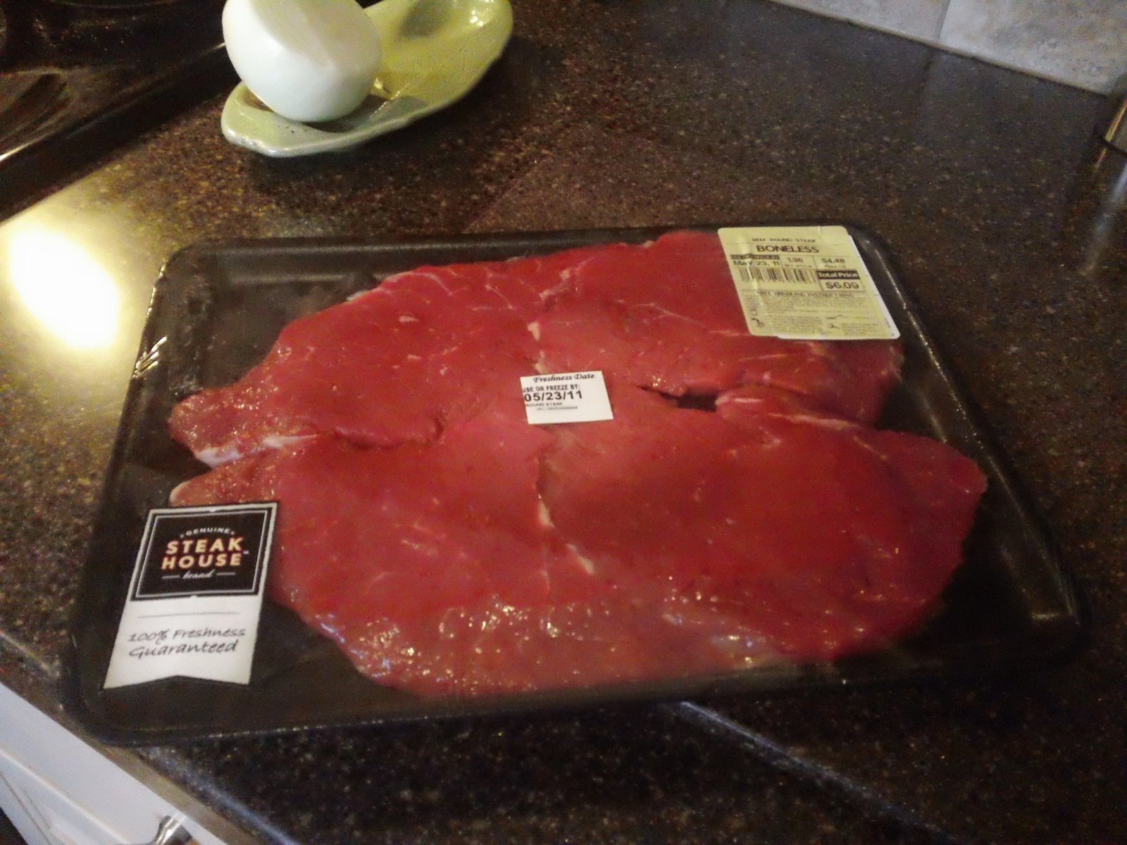 Our Treasured Home Dutch Oven Stuffed Steak