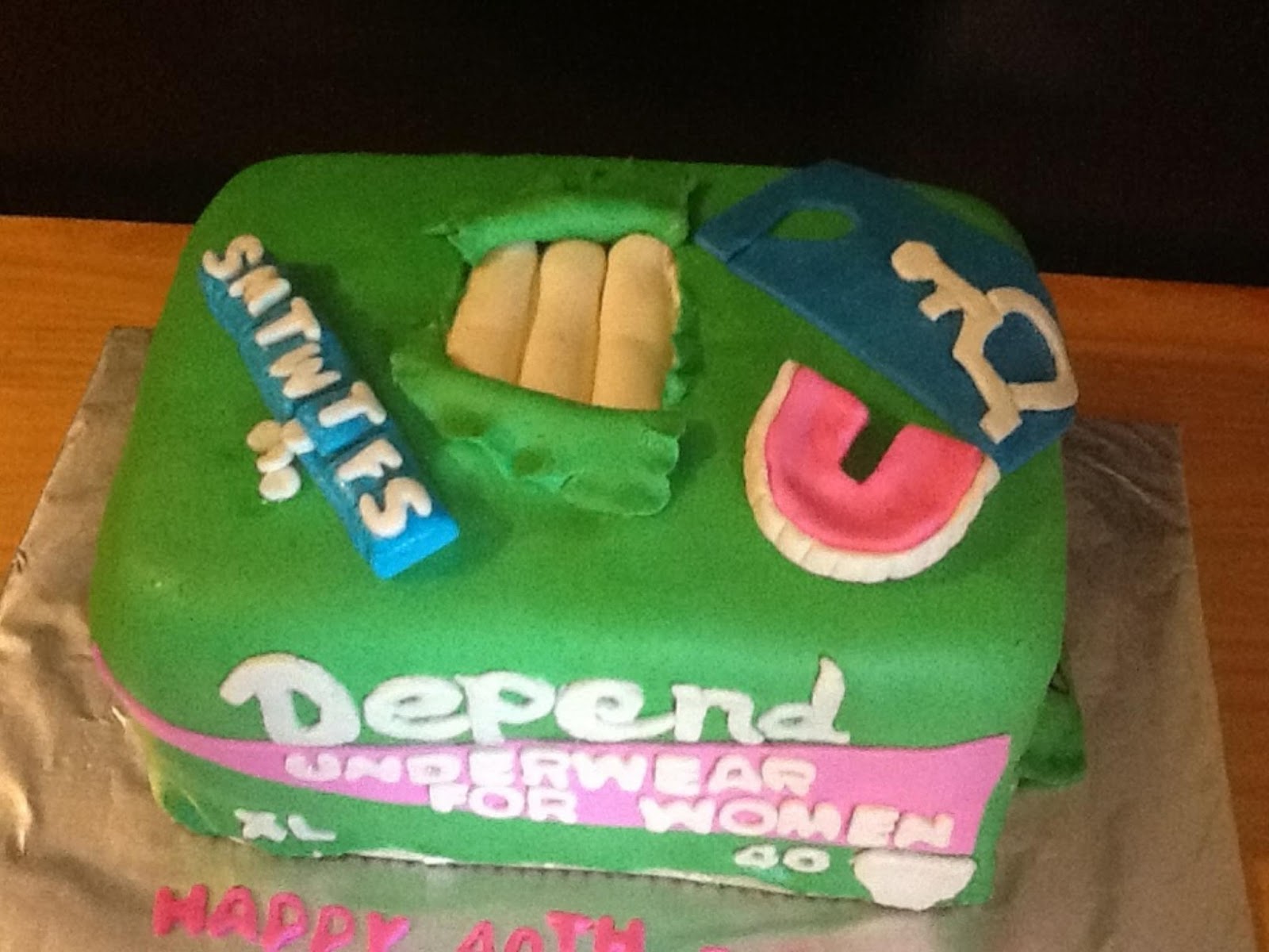 YAYA CREATIONS 3 Over the Hill cake