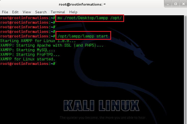 xampp linux xampp linux