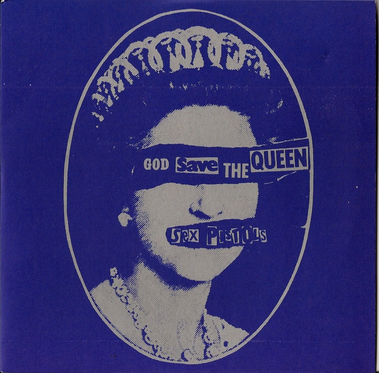 Sex Pistols : 2 45rpm Vinyl Singles - God save the Queen - Preety Vacant.
