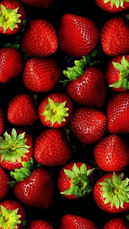Fresh Strawberries Lockscreen Android Wallpaper