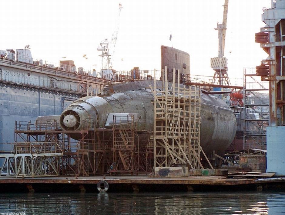 Russian Navy only Kiloclass sub that uses a pump jet propulsion system