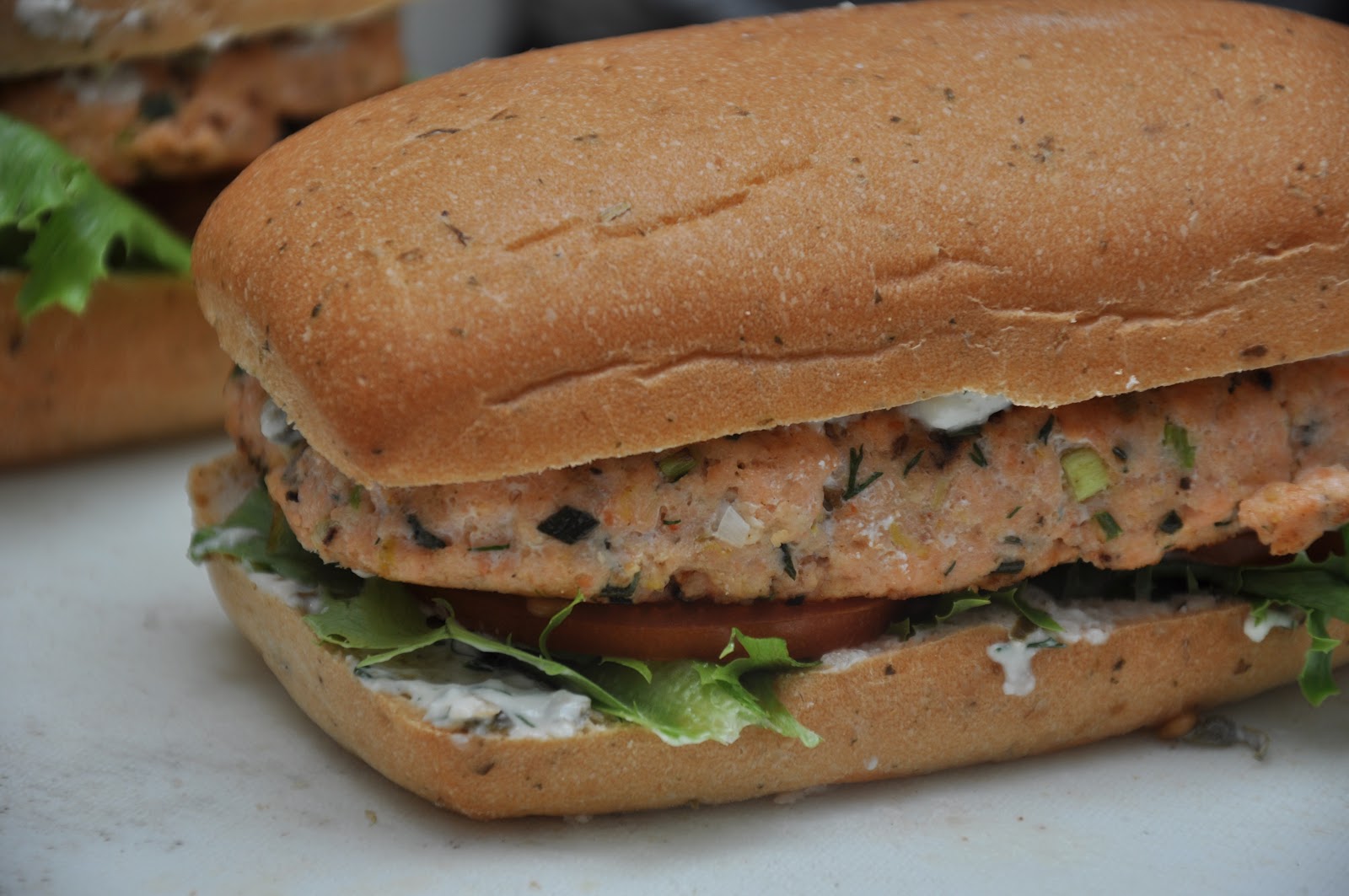 Delicious and Healthy Salmon Patty Sandwiches Jyotsna's World