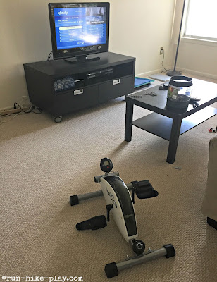 DeskCycle while watching tv