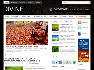 Divine-blogger-template