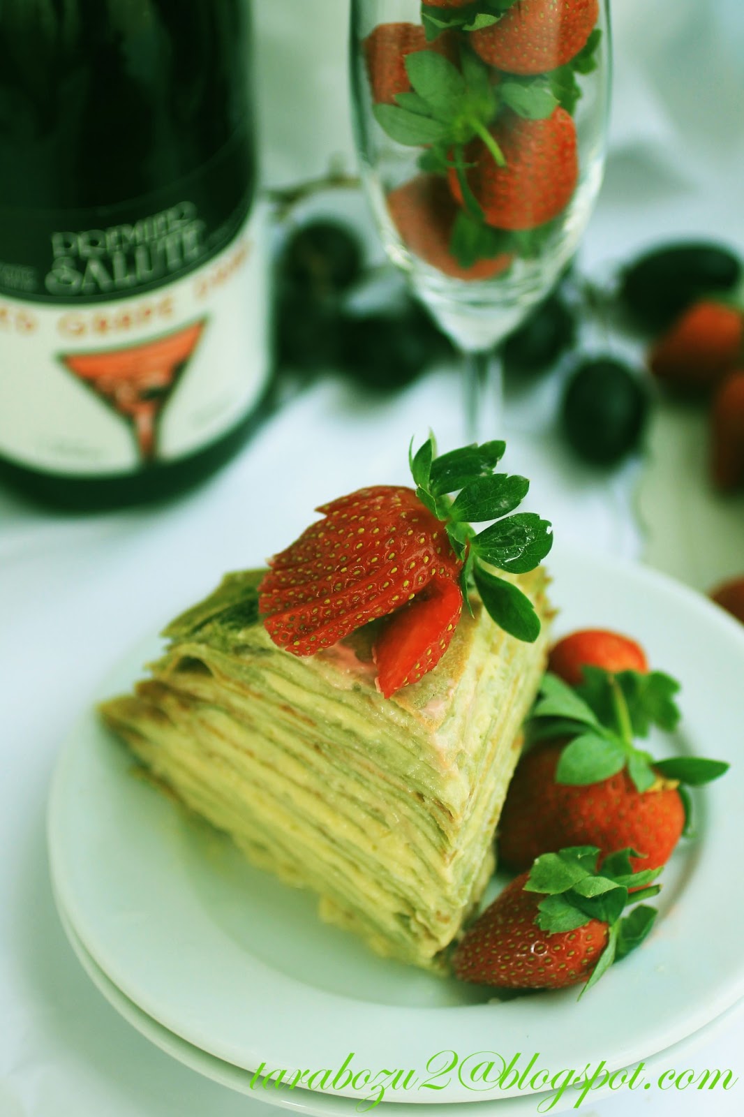 MILLE CREPE GREEN TEA AIR TANGAN ZUHAIDA