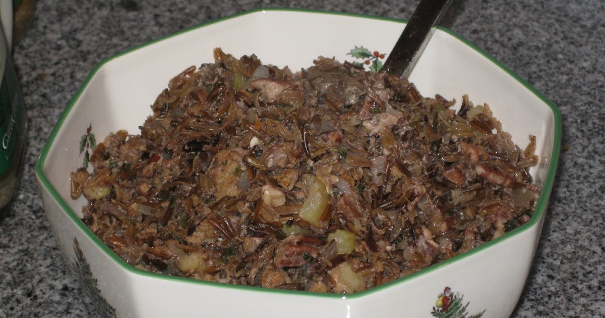 Cheese Curd In Paradise Roasted Duck with Wild Rice & Sausage Stuffing