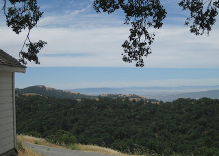 Distant valleys of the Diablo Range from Pine Ridge, Henry Coe State Park, Morgan Hill, CA