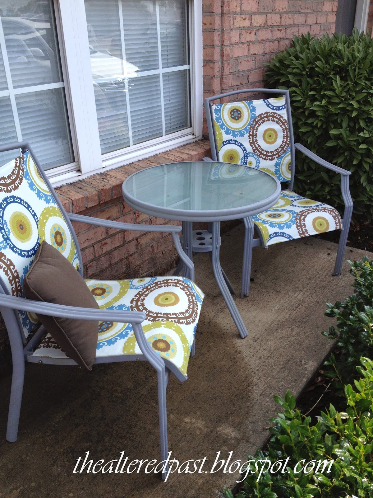 Spain Hill Farm Patio Set Redo