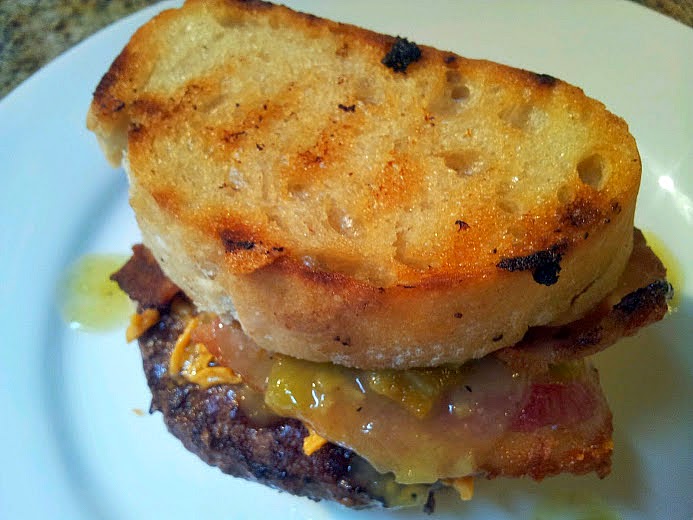 Napa Farmhouse 1885™ Green Chile & Bacon Burgers