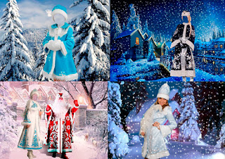 Plantillas navideñas en PSD para Photoshop