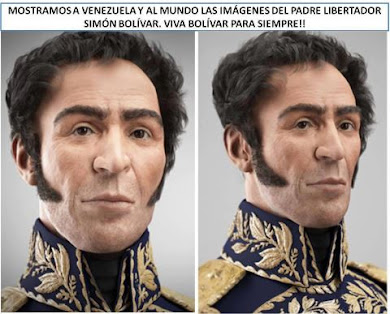 ROSTRO DE NUESTRO LIBERTADOR SIMON BOLIVAR