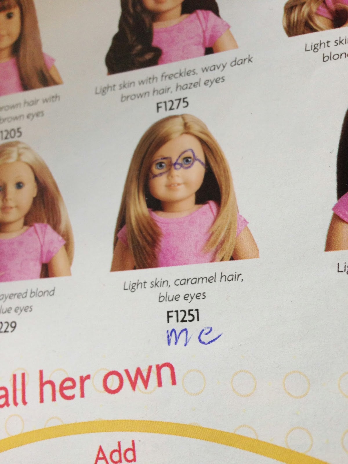 customized doll look like me