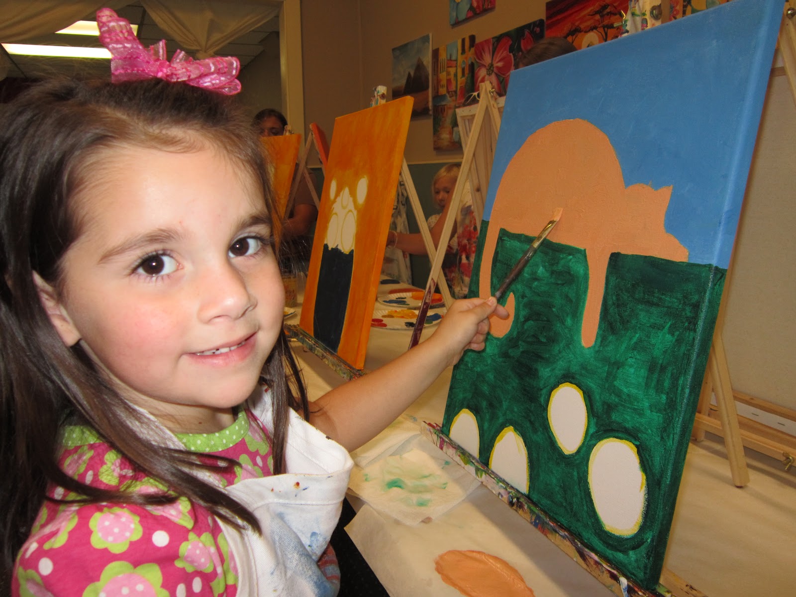 Keeping Up with The Joneses Mommy and Me Painting Class!