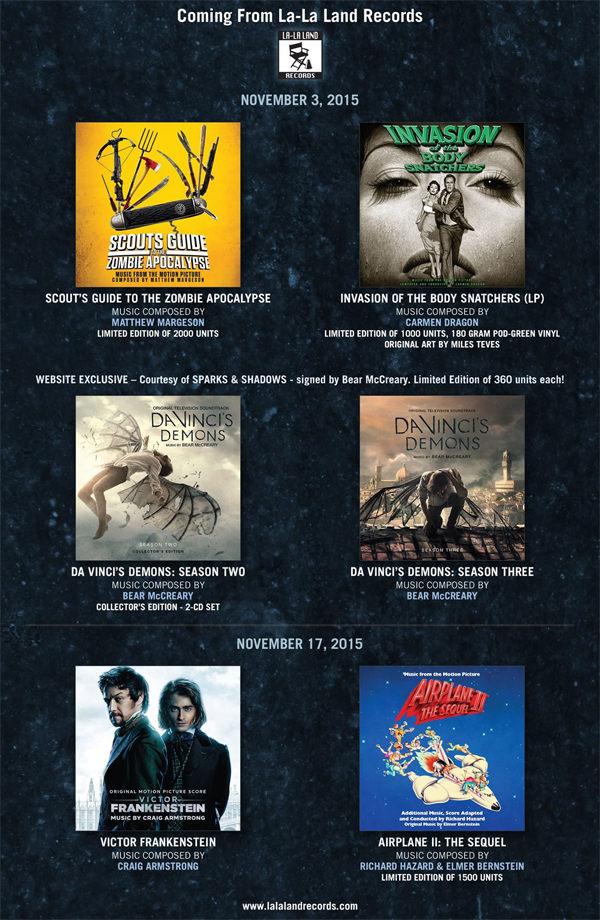 Howlin' Wolf Records SIX STRINGS LaLa Land Records NOVEMBER RELEASES!