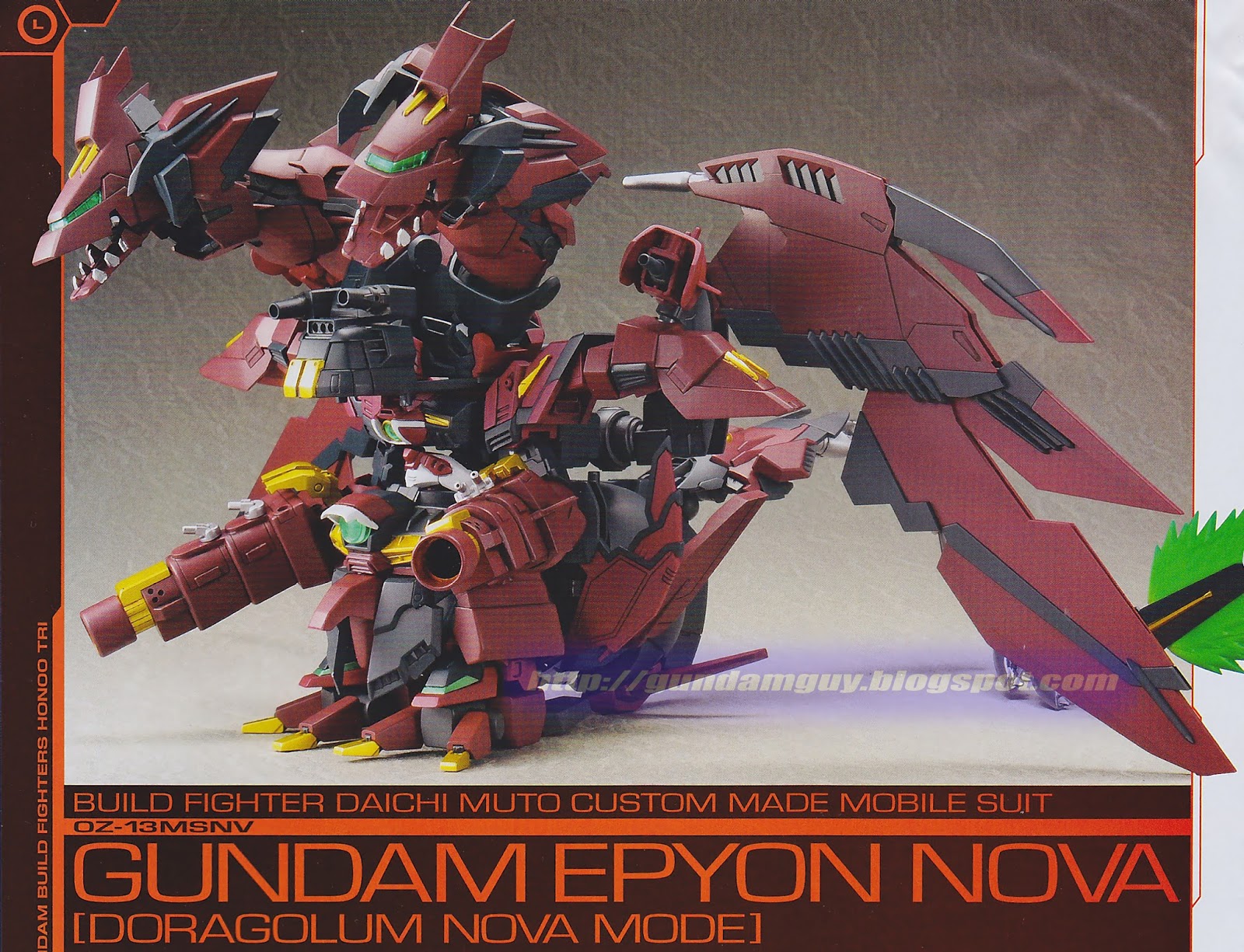 Gundam Guy Gundam Epyon Nova Doragolum Nova Mode