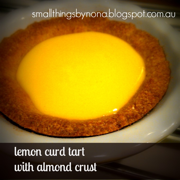 smallthingsbynona lemon curd tart with almond crust a recipe