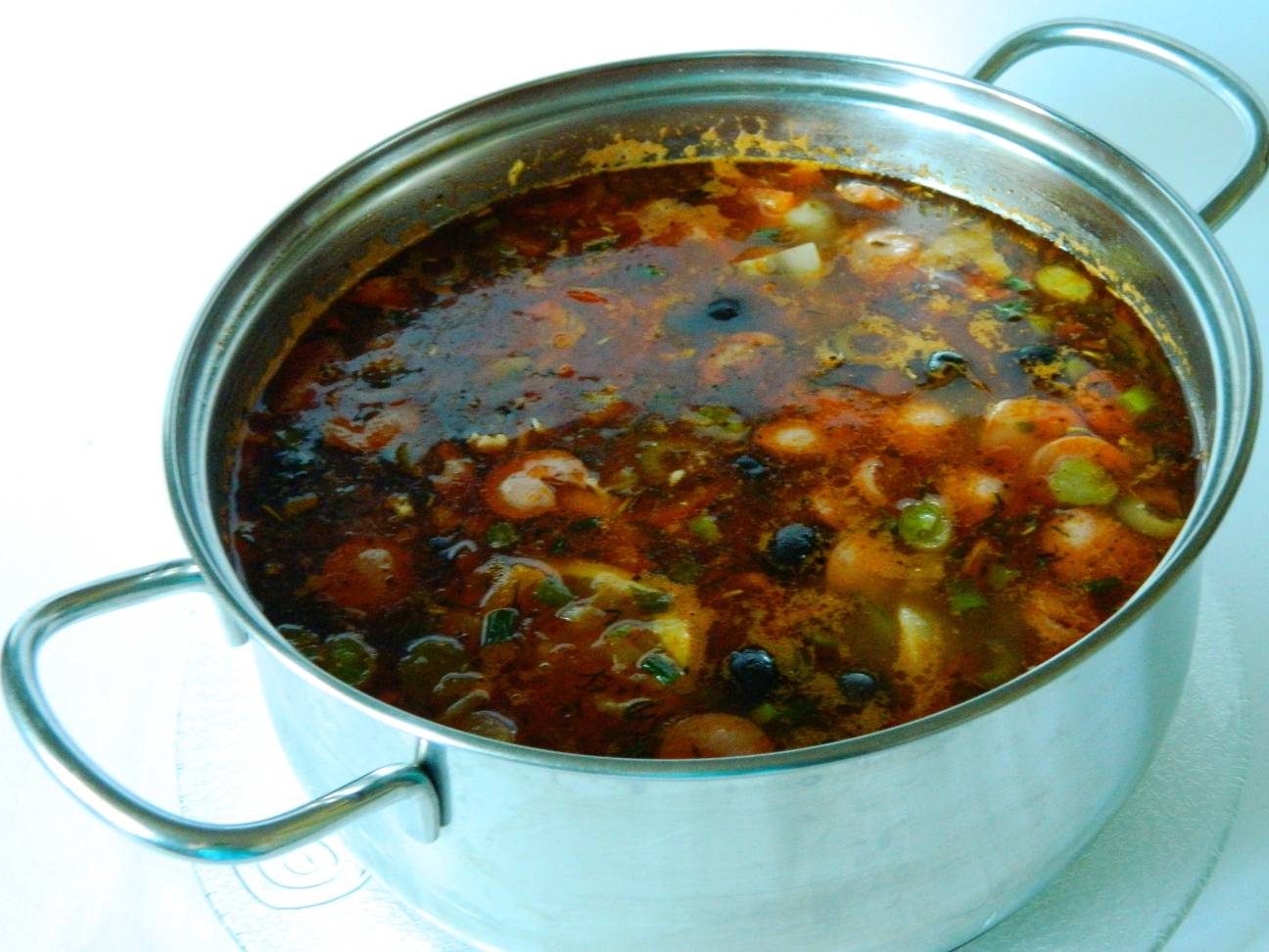 Рецепт солянки с курицей