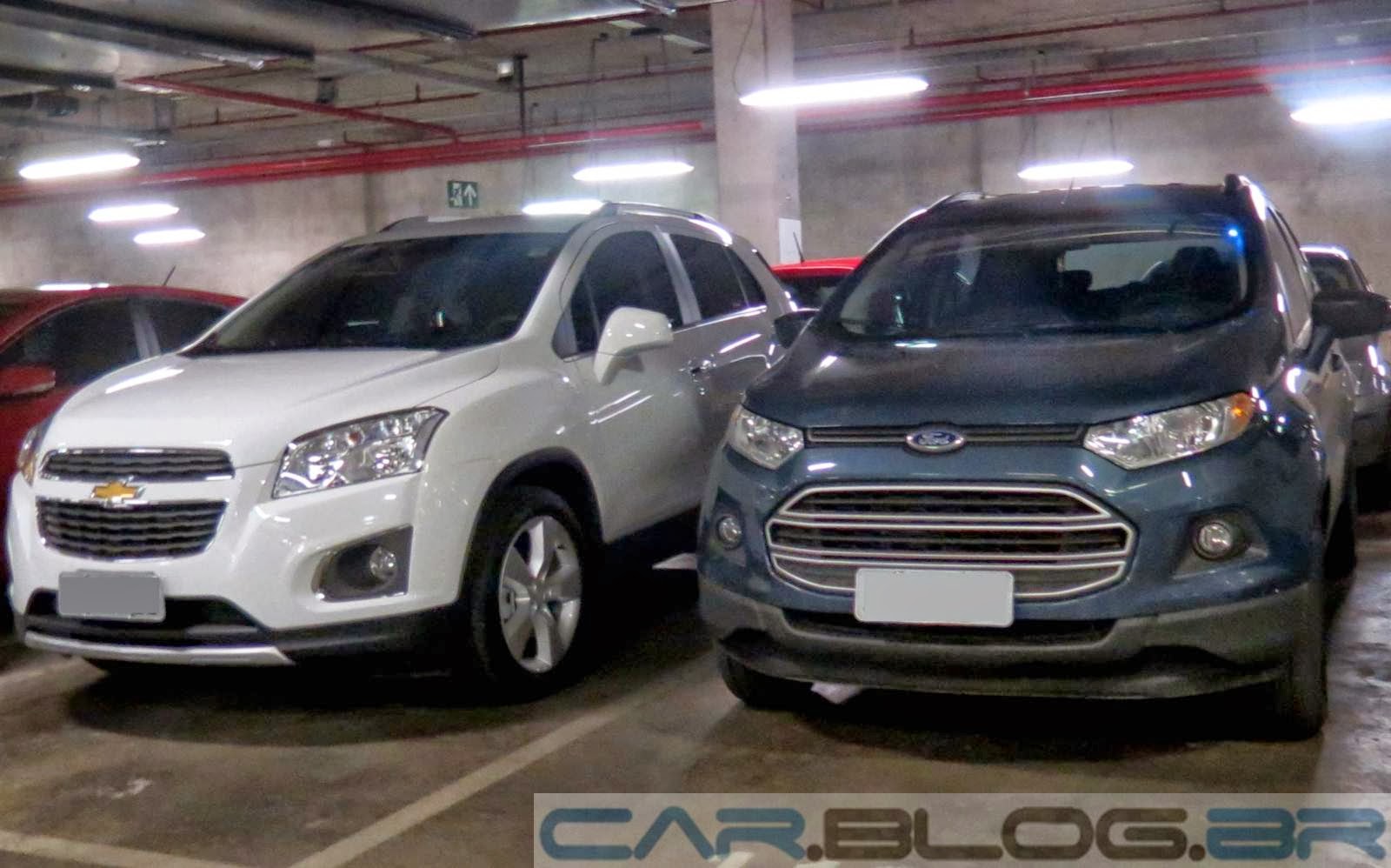 GM Tracker x Ford EcoSport desempenho, consumo e preço CAR.BLOG.BR
