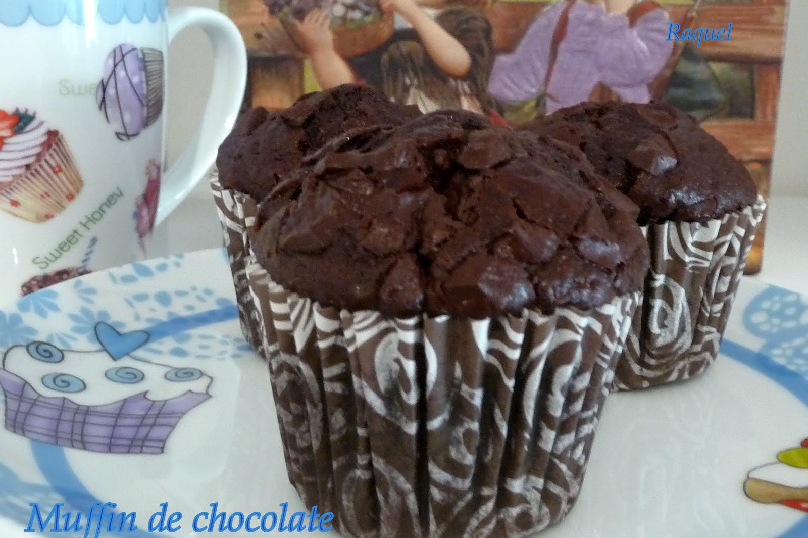 Las recetas de Raquel Muffins de chocolate ( tipo Starbucks)