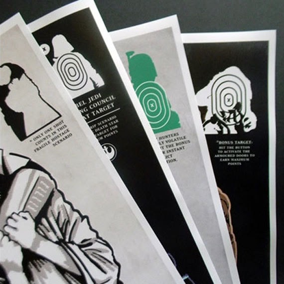 Carteles para el tiro al blanco de Star Wars | La Guarida Geek