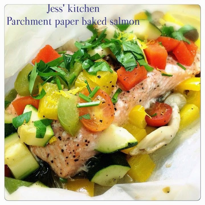 Parchment Paper Baked Salmon by Alvin Jessica Ling