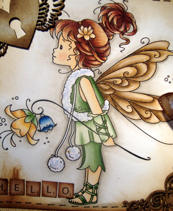 Stamping All Seasons Mountain Lily Wee Stamp