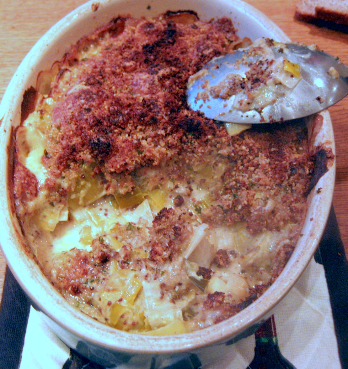 PEBBLE SOUP Savoury Crumble Leek and Caerphilly/ Cheshire Cheese Crumble