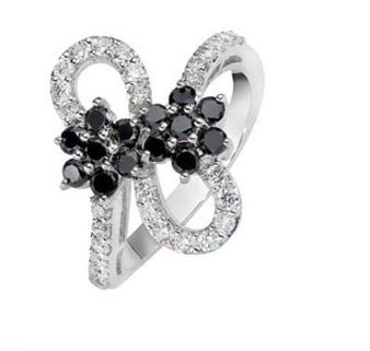 Black & White Diamond Ring