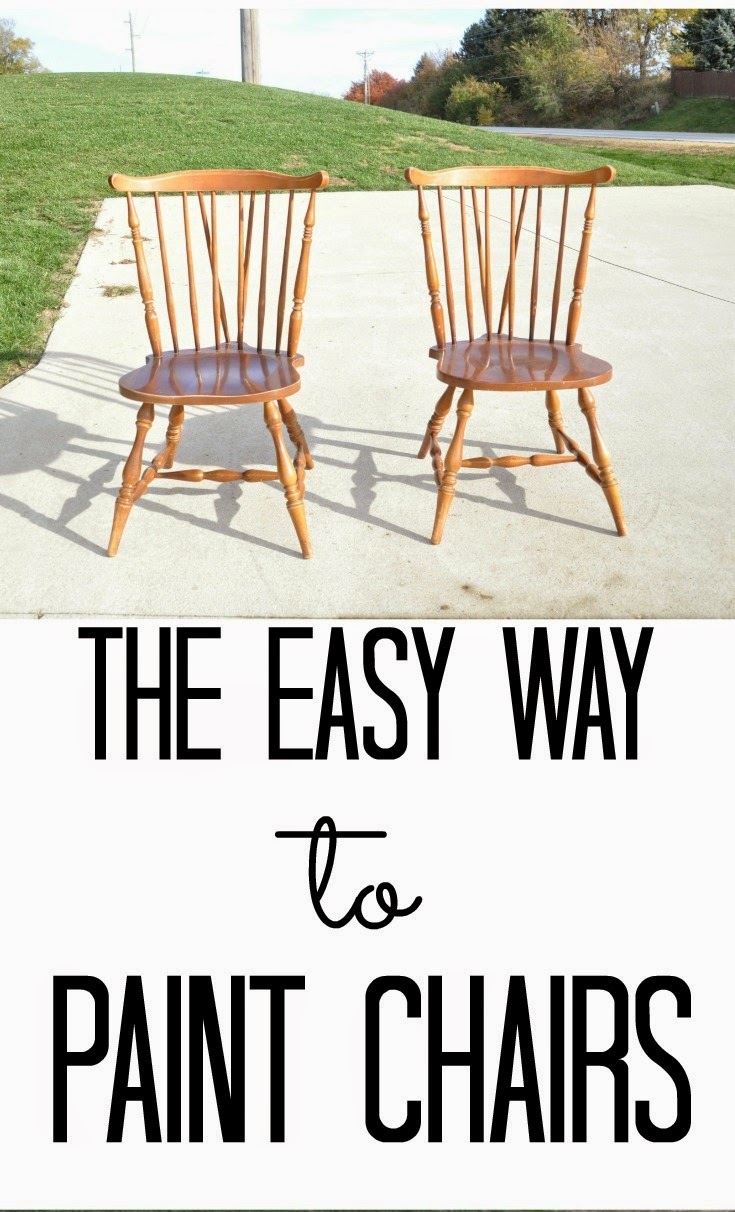 How to Paint Chairs the Easy Way DIY Craft Projects