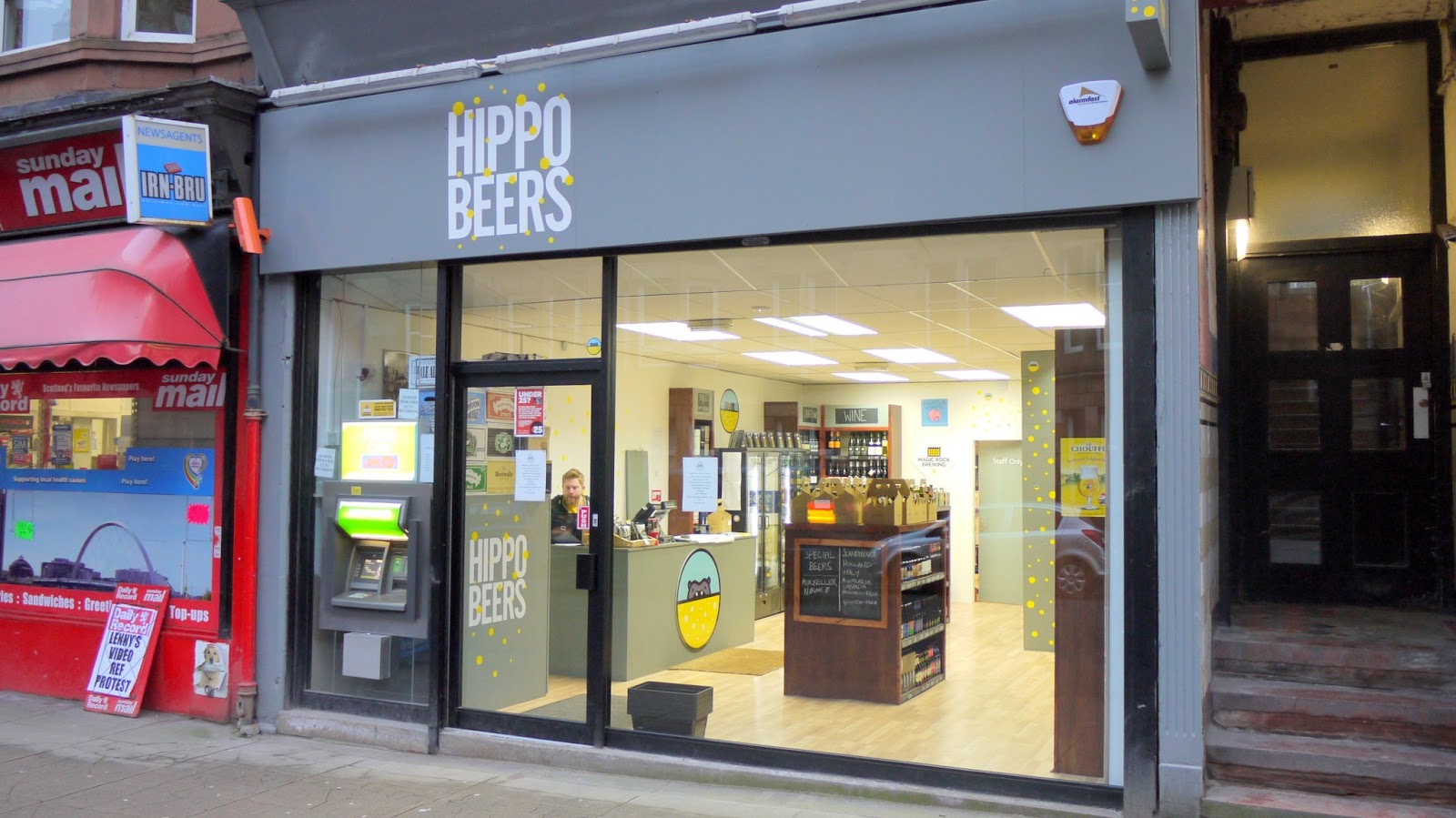 Walking and Crawling Looking for Craft Beer in Glasgow's West End 16th February 2013