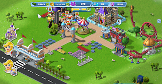 Coasterville Gameplay Screen Zynga Facebook