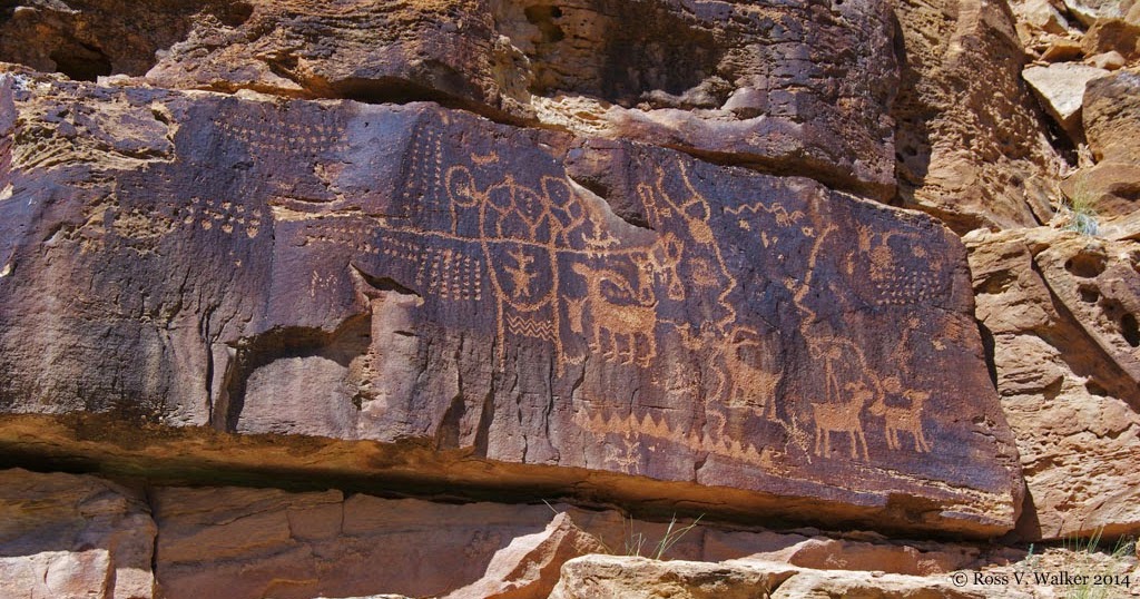 Nine Mile Canyon Rock Art, Utah.