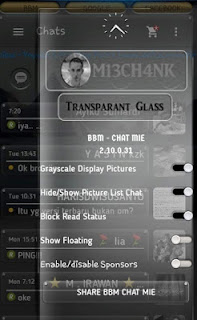 BBM MOD CHAT MIE - TRANSPARANT GLASS V2.10.0.31 APK BBM MOD CHAT MIE - TRANSPARANT GLASS V2.10.0.31 APK