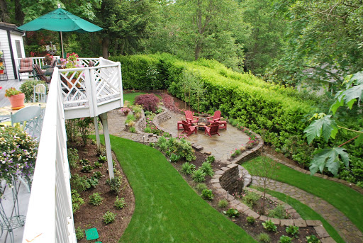 Backyard hill design ideas