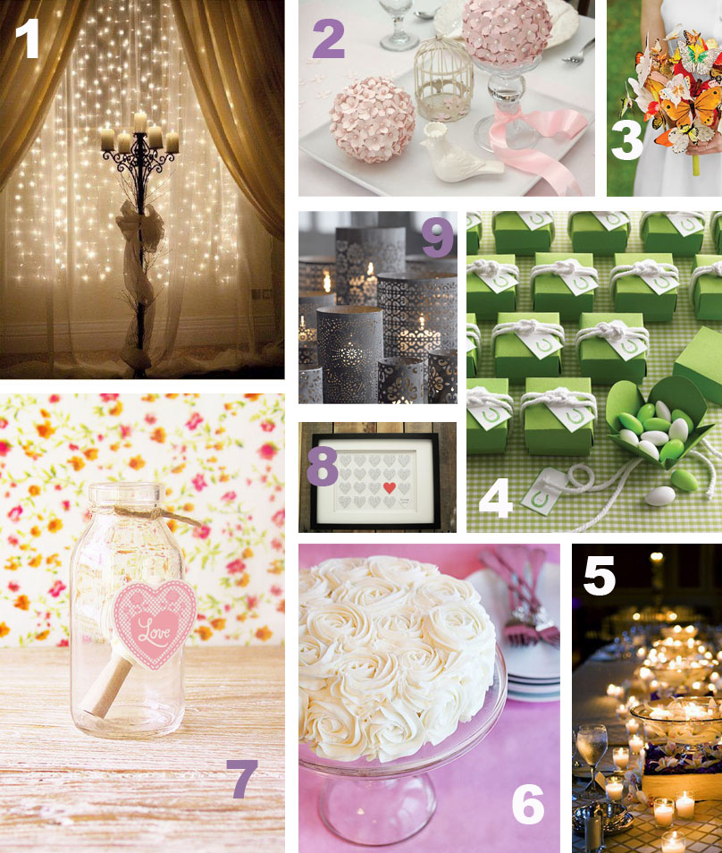 1 DIY wedding backdrop 2 DIY paper flower poms 1 DIY wedding backdrop 2 DIY paper flower poms