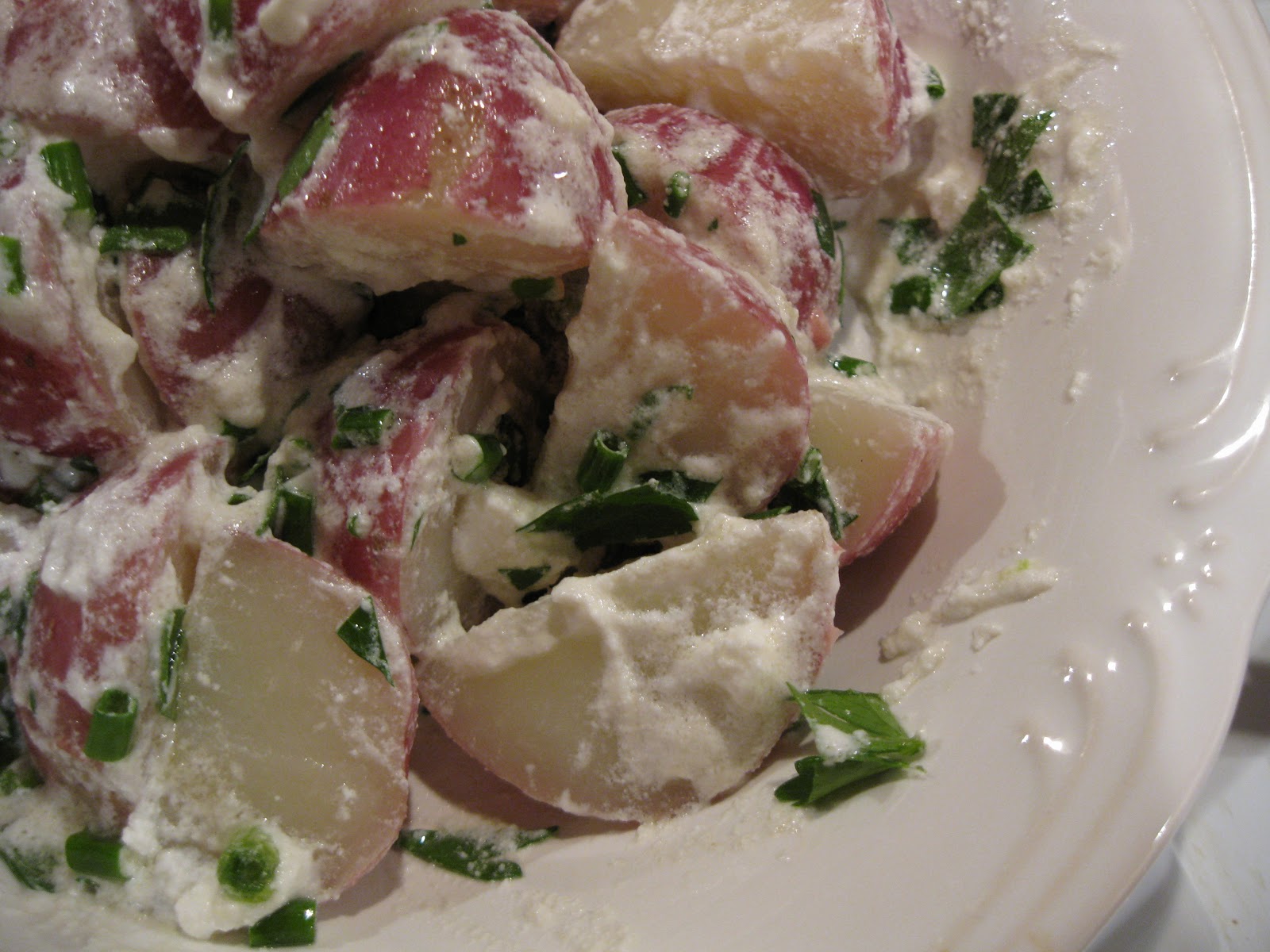 Andrea In Season Warm Potato Salad with Goat Cheese